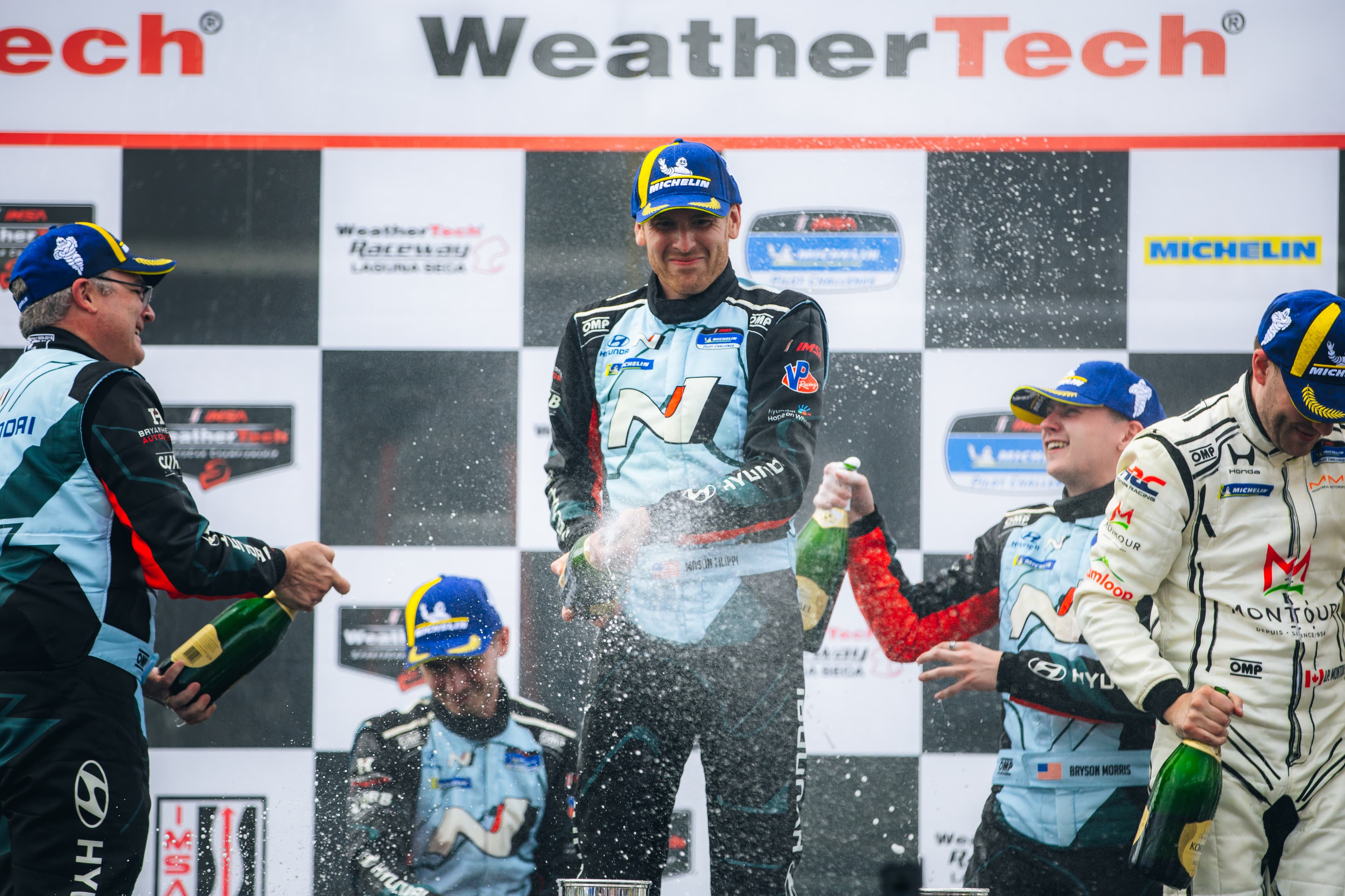 Filippi Sweeps Laguna Seca with Pole, Win, and Fastest Lap; Raises $17,000 for Hyundai Hope on Wheels